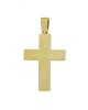 Woman's cross  Yellow and white gold  K18 with diamond Code 008818