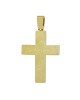 Woman's cross  Yellow and white gold K18 Code 008819