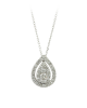 Diamond necklace White gold K18 Brilliant cut Code 011863
