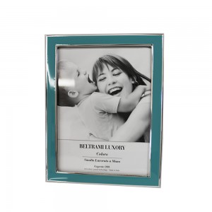 Photo phrame made of silver 925 with enamel Code 008803 Beltrami Frame dimension 22cm x 17cm