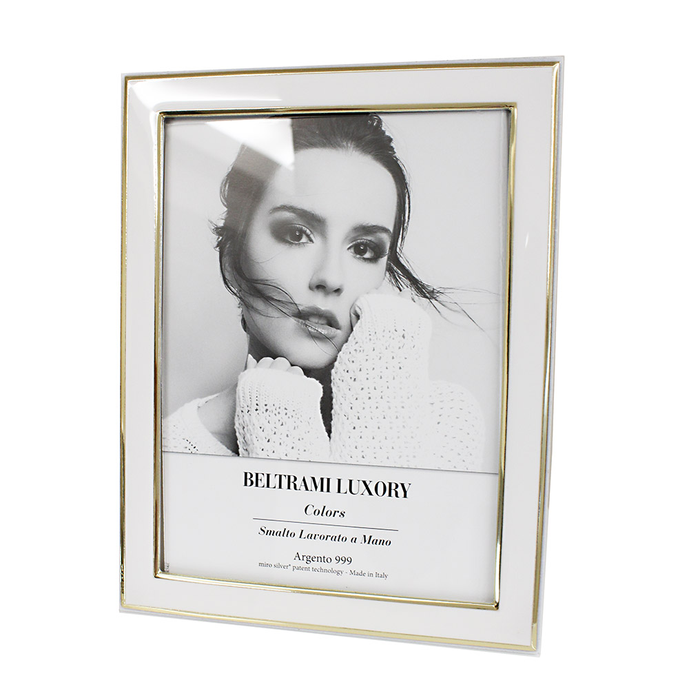 Photo phrame made of silver 925 with enamel Code 008991 Beltrami Frame dimension 22cm x 17cm