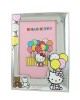 Σετ ασημένια παιδική κορνίζα Hello Kitty με στυλό Κωδικός 007526