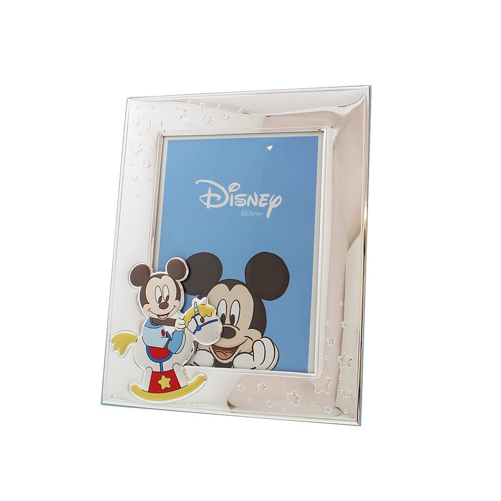 Ασημένια παιδική κορνίζα Disney Mickey mouse Κωδικός 012808