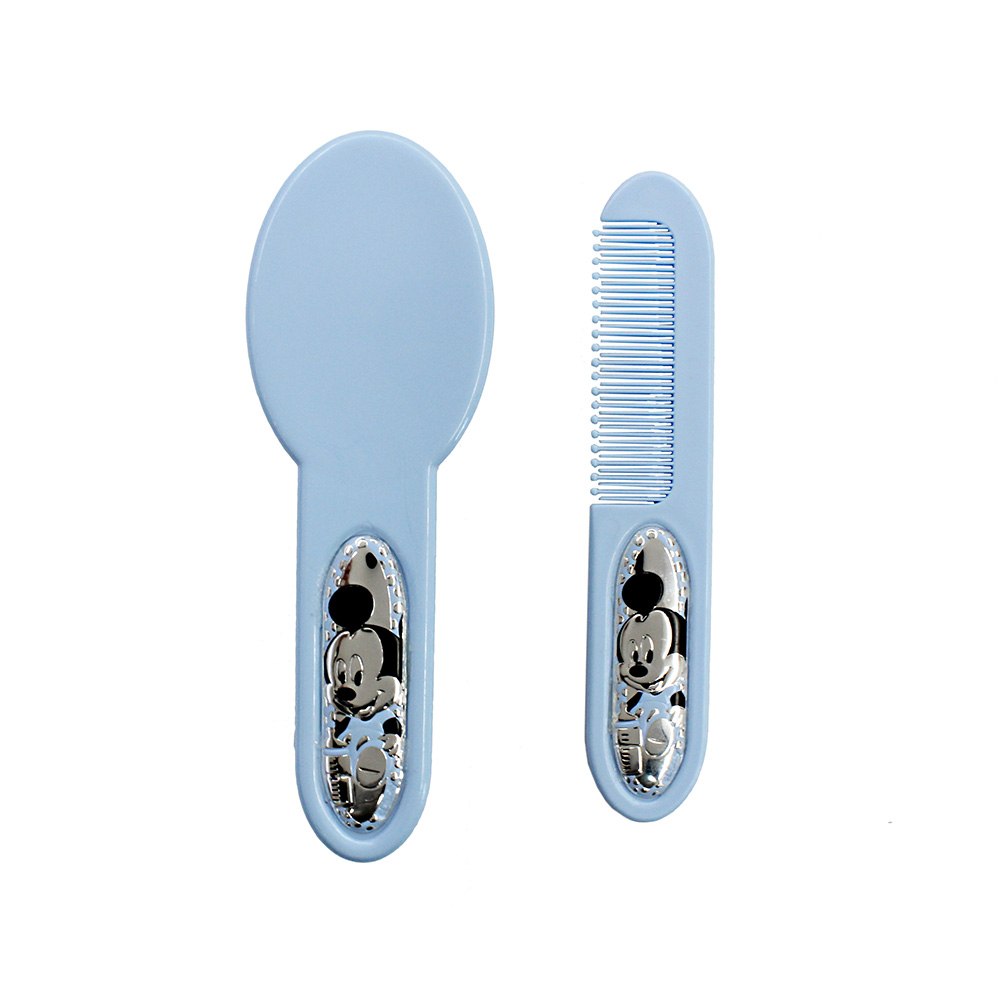 Children's brush and comb Mickey mouse with silver elements Code 009530