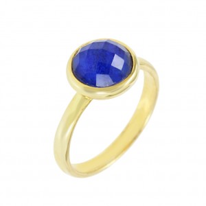Ring of Silver 925 Yellow gold plated Code 007769