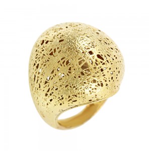 Ring of Silver 925 Yellow gold plated Code 007780
