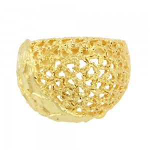 Ring of Silver 925 Yellow gold plated Code 007783