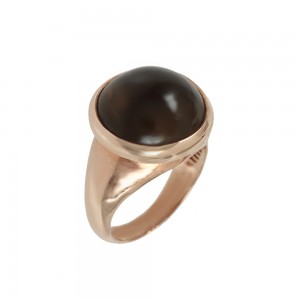 Chevalier ring Silver 925 Pink gold plated Code 007818