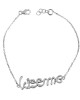 Βραχιόλι Ασήμι 925 βαθμών Kiss me Επιπλατινωμένο Κωδικός 007850