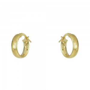 Earrings of yellow gold plated Silver 925 Code 008706