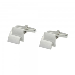 Men’s cufflinks of Silver 925 White gold plated Code 009457