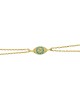 Βραχιόλι Ασήμι 925 βαθμών Μάτι Επιχρυσωμένο με κίτρινο χρυσό Κωδικός 016076