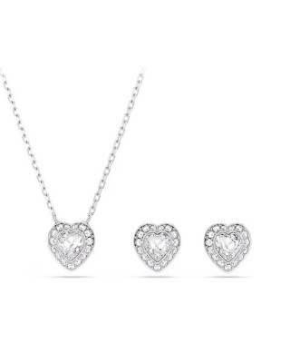 Swarovski Σετ Κολιέ & Σκουλαρίκια  5720849 Επιροδιωμένο Ariana Grande Edition