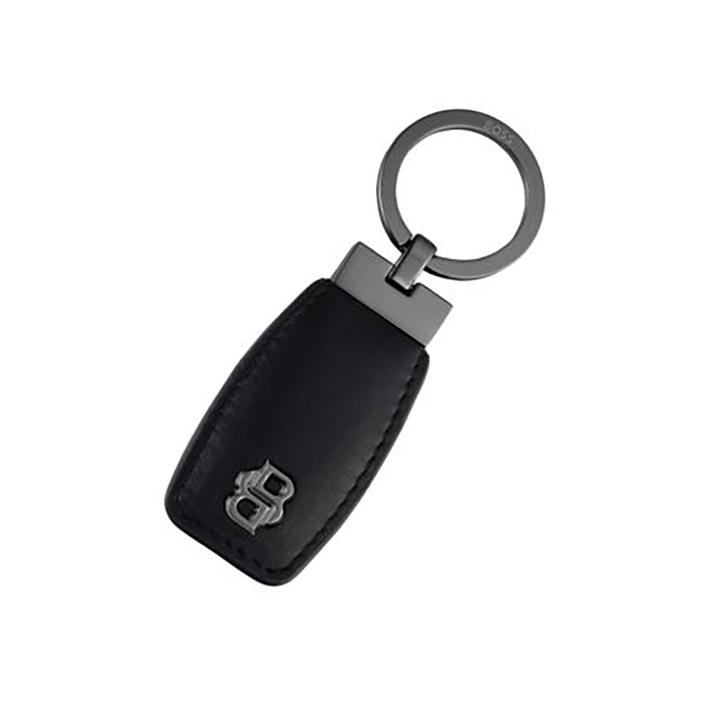 Hugo Boss Μπρελόκ Double B Black & Gun Κωδικός HAK519D