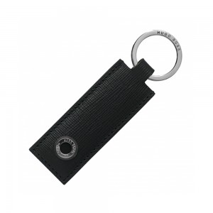 Hugo Boss Key ring Stainless steel Leather strap code HAK804A