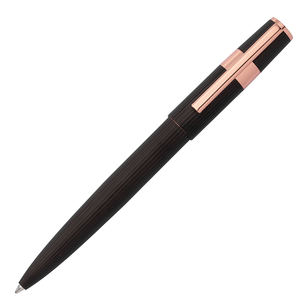 Hugo Boss Στυλό Ballpoint pen Gear Pinstripe Black / Rosegold Κωδικός HSV2854E