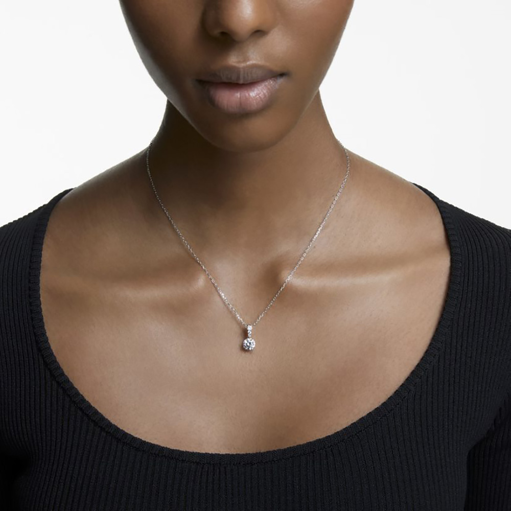 Swarovski Κολιέ Timeless 5472635 Επιπλατινωμένο