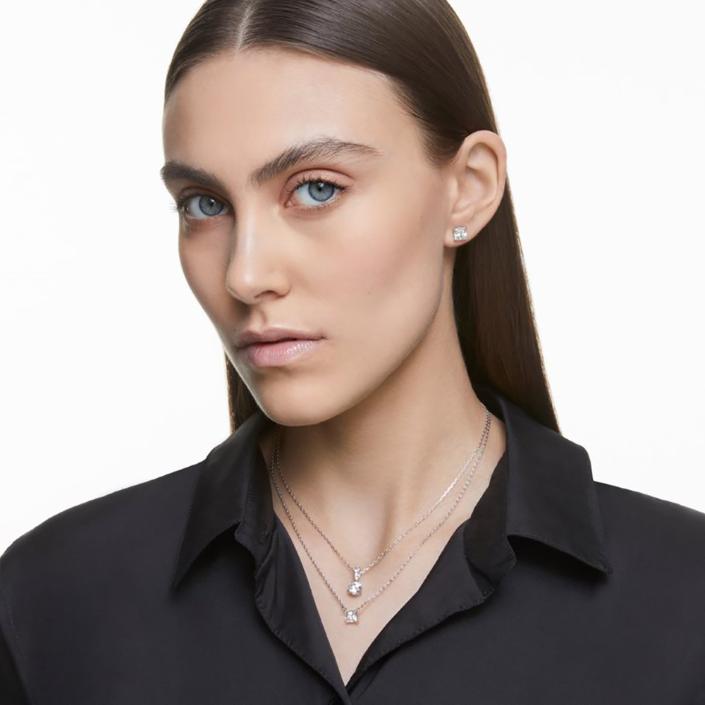 Swarovski Κολιέ Timeless 5472635 Επιπλατινωμένο