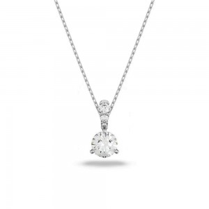 Swarovski Κολιέ Timeless 5472635 Επιπλατινωμένο