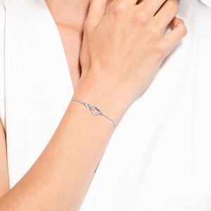 Swarovski bracelet Trend 5524421 White gold Plated
