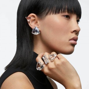 Single Swarovski earrings Mesmera 5600752 Plated