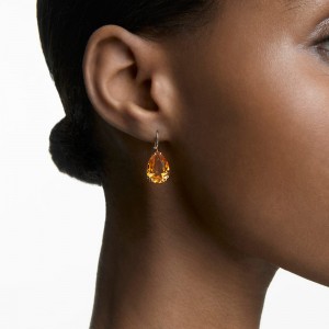 Swarovski earrings Millenia 5619495 Yellow gold plated
