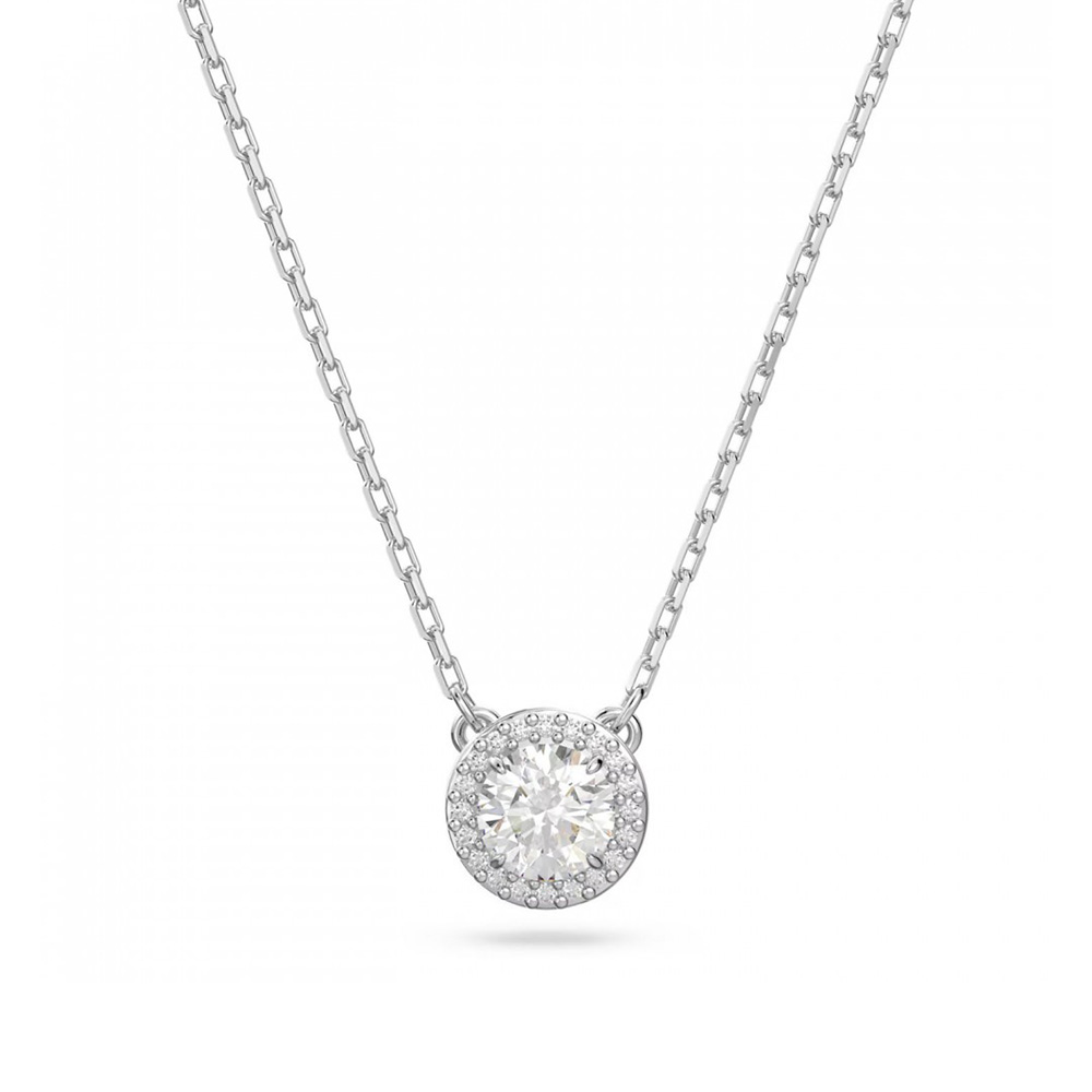 Swarovski Κολιέ Angelic 5636264 Επιπλατινωμένο