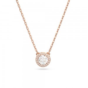 Swarovski necklace Constella 5636272 Pink tone plated