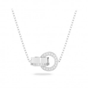 Swarovski Κολιέ Hollow 5636497 Επιπλατινωμένο