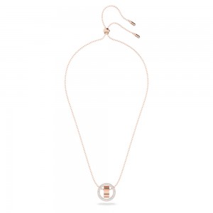 Swarovski necklace Hollow 5636500 Pink gold Plated