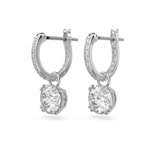 Swarovski earrings Constella 5636717 White gold plated