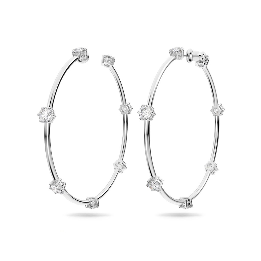 Swarovski earrings Constella 5638698 White tone plated