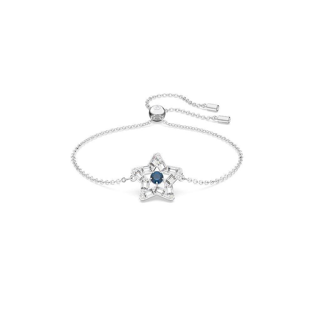 Swarovski Βραχιόλι Stella 5639187 Επιπλατινωμένο