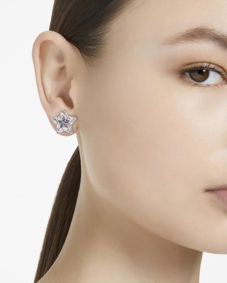 Swarovski Σκουλαρίκια Stella 5639188 Επιπλατινωμένα