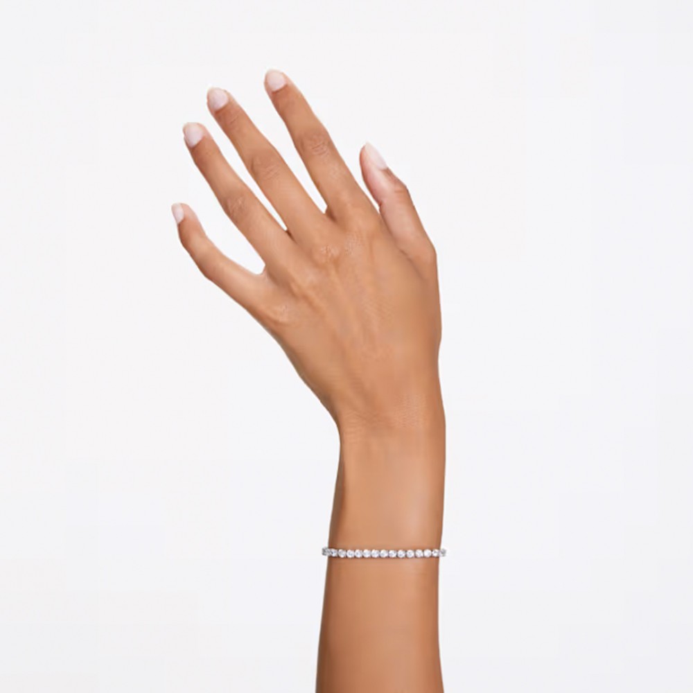 Swarovski Βραχιόλι Matrix Tennis 5648936 Επιροδιωμένο