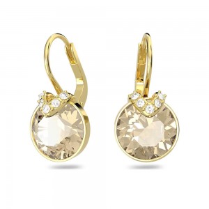 Swarovski earrings Bella V 5662093 Yellow gold plated
