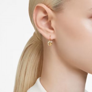 Swarovski earrings Bella V 5662093 Yellow gold plated