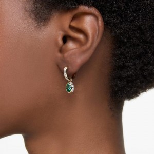 Swarovski Σκουλαρίκια Stilla 5662922 Επιχρυσωμένα με κίτρινο χρυσό
