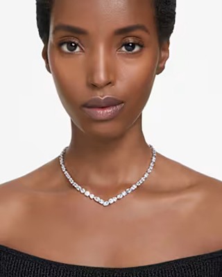 Swarovski κολιέ  Mesmera 5665242 Επιπλατινωμένο