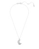 Swarovski Κολιέ Luna 5666181 Επιπλατινωμένο