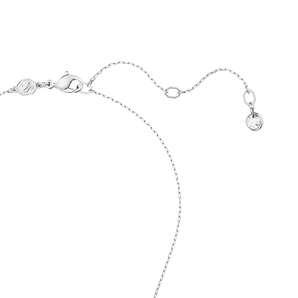 Swarovski Κολιέ Luna 5666181 Επιπλατινωμένο