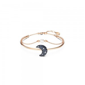 Swarovski Bracelet Luna 5671586 Pink gold Plated
