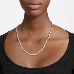 Swarovski Κολιέ Matrix Tennis 5681801Επιροδιωμένο
