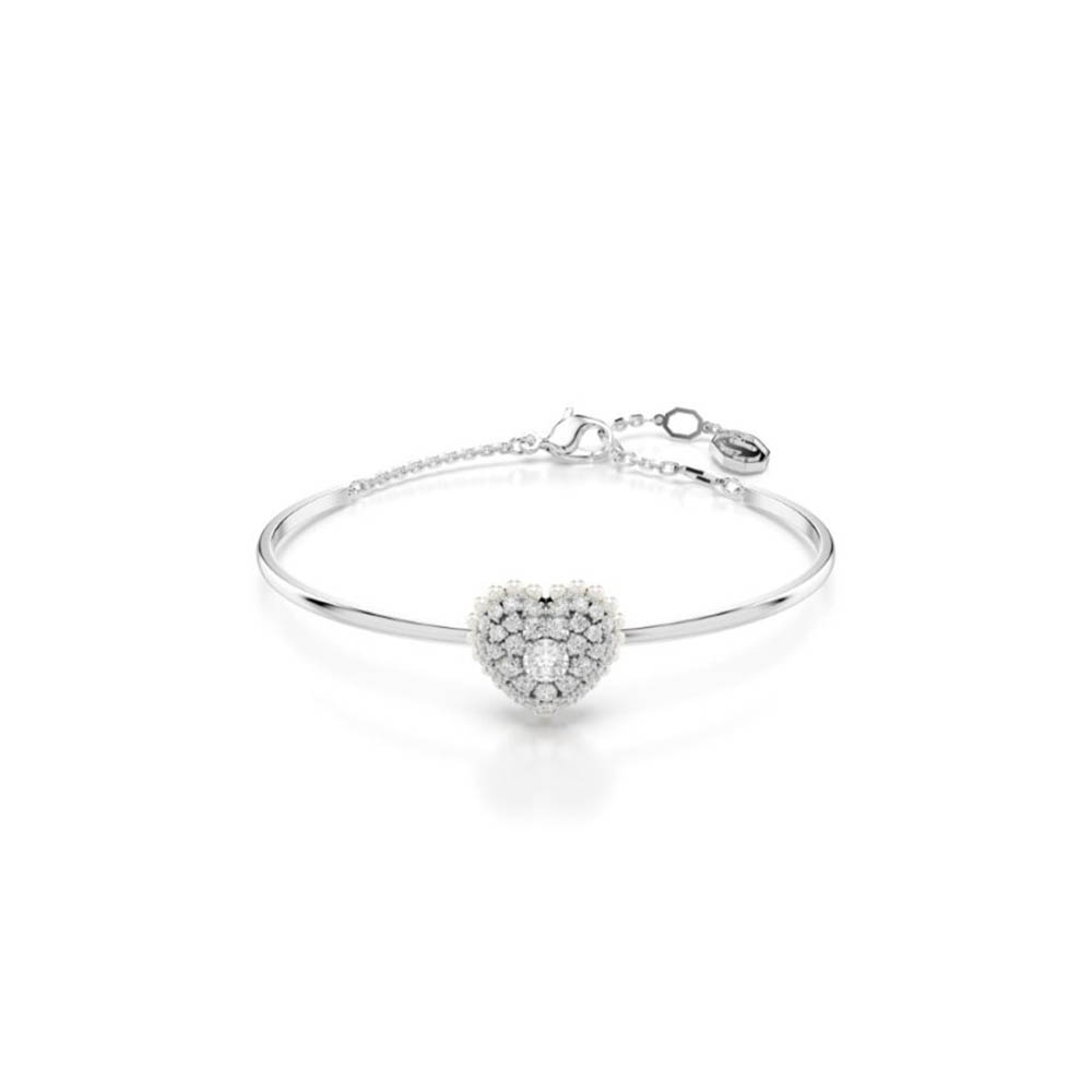 Swarovski Βραχιόλι Hyperbola 5684385 Επιπλατινωμένο