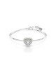 Swarovski Βραχιόλι Hyperbola 5684385 Επιπλατινωμένο