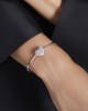 Swarovski Βραχιόλι Hyperbola 5684385 Επιπλατινωμένο