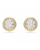 Swarovski Σκουλαρίκια Una Angelic 5686637 Επιχρυσωμένα με κίτρινο χρυσό