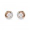 Swarovski Σκουλαρίκια Dextera 5692258 Επιχρυσωμένα με ροζ χρυσό