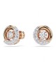 Swarovski Σκουλαρίκια Dextera 5692258 Επιχρυσωμένα με ροζ χρυσό