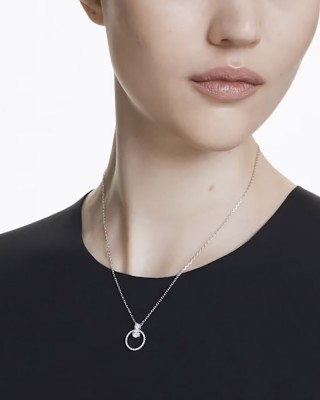 Swarovski Κολιέ Constella 5692261 Επιπλατινωμένα